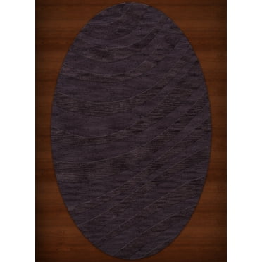 Dalyn Dover Area Rug DV12 Dv12 Grape Ice Waves Swirls 3' x 5' Oval