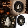 thumbnail image 4 of Spooky Ghost Halloween Oval Wall Art Framed Dark Academia Decor, 4 of 4