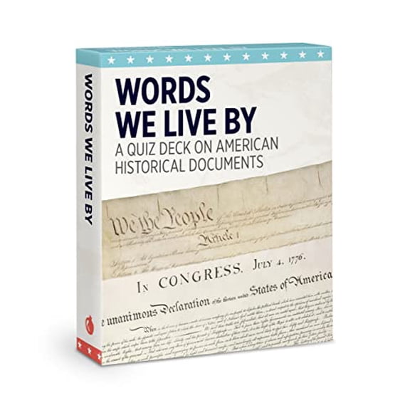 Pre-Owned Words We Live by: A Quiz Deck on American Historical Documents (Knowledge Cards), 9780764953309, 0764953303, Paperback,