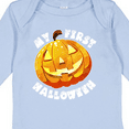 thumbnail image 4 of Inktastic My 1st Halloween Cute Pumpkin Boys or Girls Long Sleeve Baby Bodysuit, 4 of 5