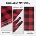 thumbnail image 6 of Simple Deluxe Buffalo Check Gathered Window Curtain Pair of 2 -Plaid Light Filtering Farmhouse Drapes for Dining Room, 6 of 7