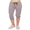 thumbnail image 1 of CHOK Pantalon Cargo Jogger Décontracté Super Doux pour Femmes Noir G, 1 of 6