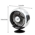 thumbnail image 3 of LADIGASU Car Conditioning Vents Car Fan Car Multifunction Fan Usb Interface Car Small Electric Fan, 3 of 6