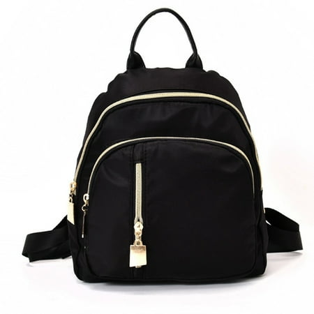 Fancyleo Fashion Women Small Backpack Travel Nylon Handbag Shoulder Bag (Best Small Travel Purse)