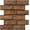 Brown, variant on 10 Pcs 3D Faux Brick Wall Panel, Peel and Stick Brick Wall Tiles, 12"X12" Small Size Thin PVC Gray Brick Self Adhesive Brick Backsplash Faux Brick Panels, Paintable Decorative Tiles