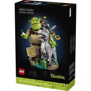 LEGO Shrek: Shrek, Donkey & Puss in Boots - Building Kit - Movie Memorabilia with 3 Figures- Nostalgic Adult Building Set for Women and Men - Movie Gift Idea for Ages 18+ 72423