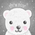 thumbnail image 2 of Noonday Design 26x26 Black Ornate Wood Framed with Double Matting Museum Art Print Titled - Snow Buddies I, 2 of 4