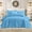 Light Blue, variant on Ameha 3 Piece Quilt Set Chevron Bedspread Reversible Ultrasoft Microfiber Adult Bedding Light Blue Color Queen