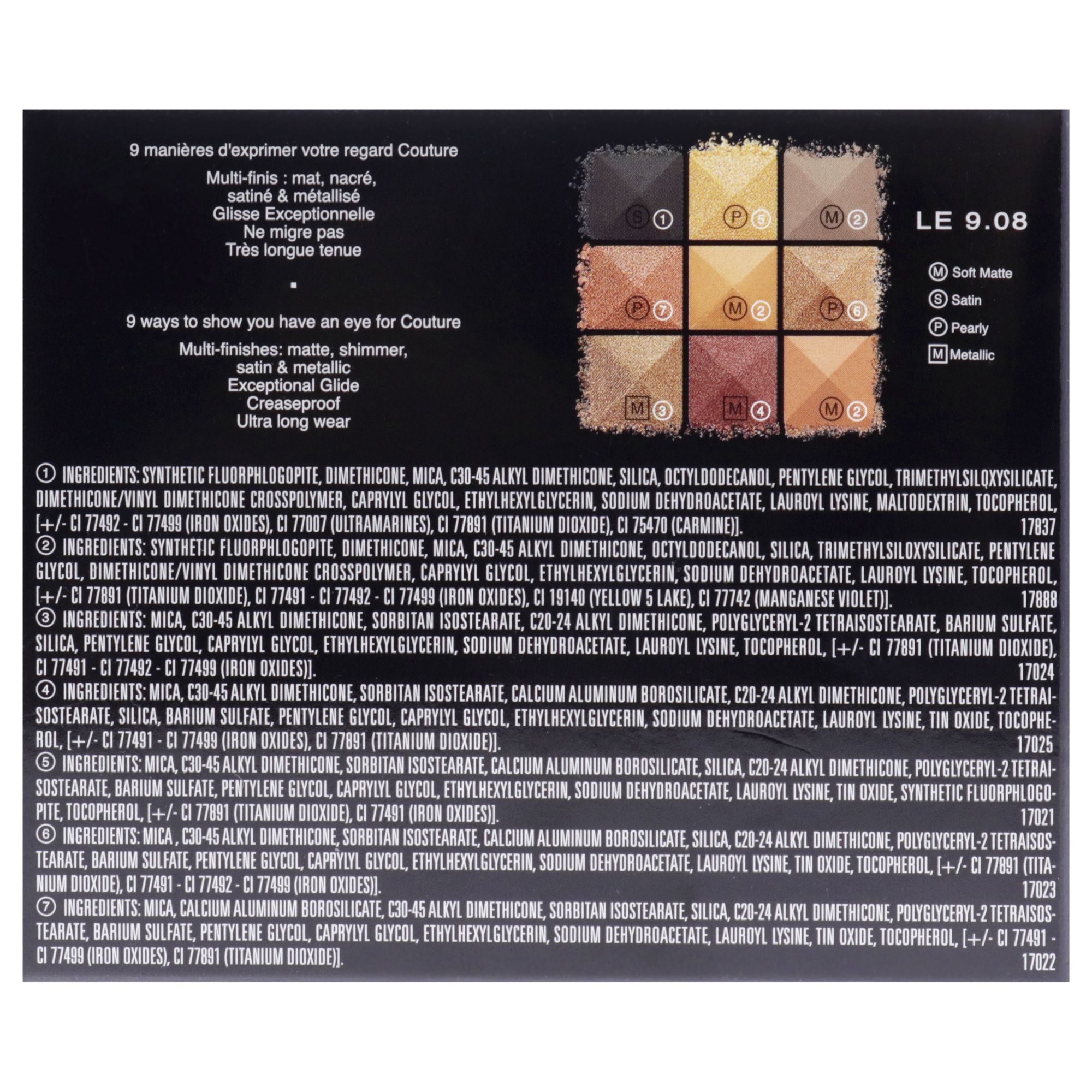 Givenchy The 9 of Givenchy Eyeshadow Palette - N08 , 0.28 oz Palette