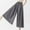 Gray, variant on Juslio Sweatpants Women Casual Fashion Solid High Waist Wide-leg Pants