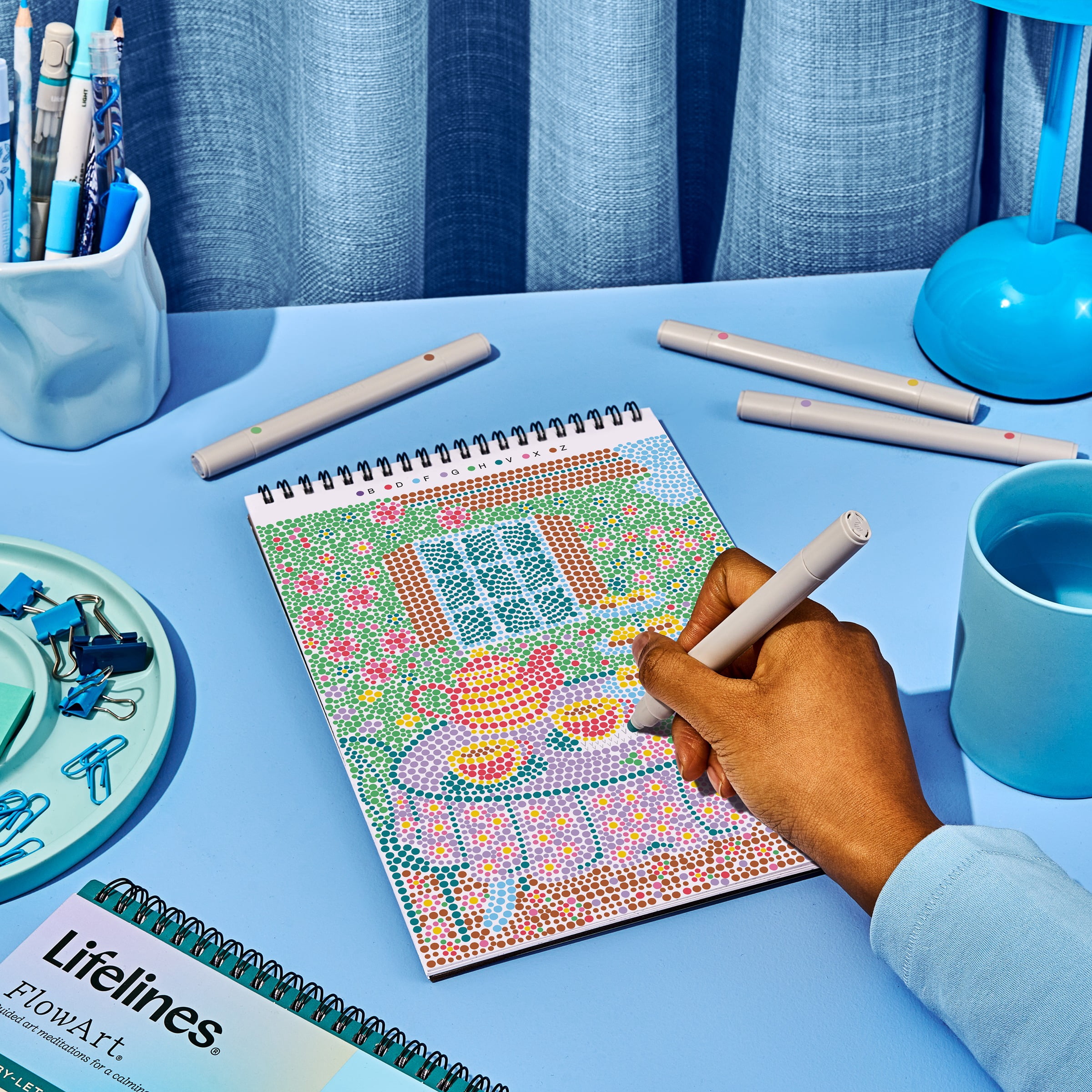 Lifelines FlowArt: Dot-by-Letter, Cozy Cottage