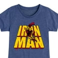 thumbnail image 3 of Marvel Iron Man - Stacked Name - Toddler And Youth Girls Fitted Short Sleeve Graphic T-Shirt, 3 of 5