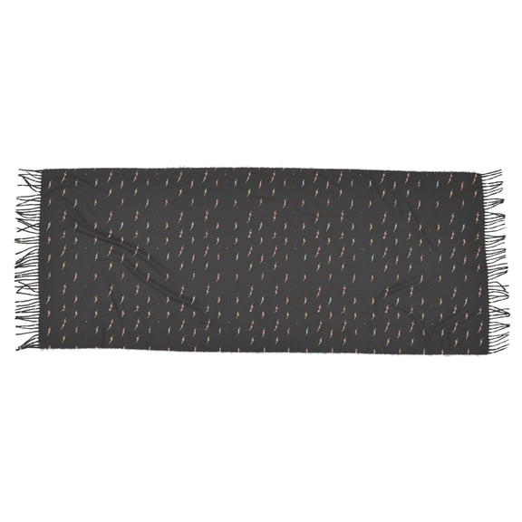 Lightning Bolts Women's Cold Weather Scarves Lightweight Warm Fashion Scarves, Breathable 86.6''x30.7''