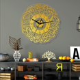 thumbnail image 1 of Round Wall Clock  Clock Wall Clock Watch for Decoration Golden, 1 of 7