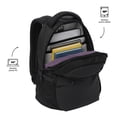 thumbnail image 2 of TOTTO Mochila Mediana Porta Laptop 14" con Bolsillo Secreto | Escuela - Oficina - Viaje | 20 L STEIF negro M, 2 of 3