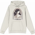 thumbnail image 4 of Virgo Zodiac Sign Adult Sand Long Sleeve Hoodie-Small, 4 of 6