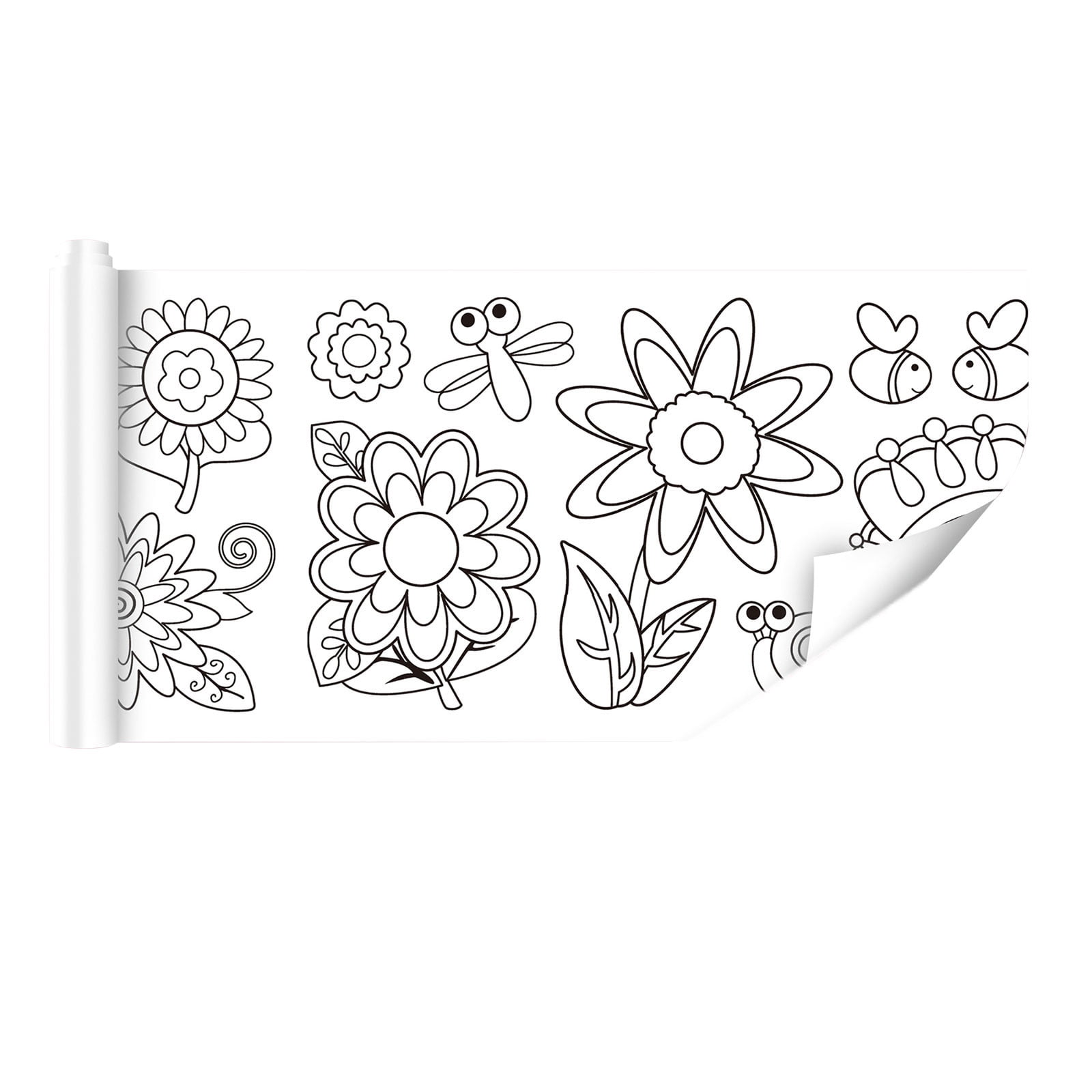 Children's Drawing Roll - Coloring Paper Roll for Kids, Drawing Paper Roll DIY Painting Drawing Color Filling Paper, 118 * 11.8 Inches, Size: 30