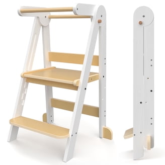 Ikea MAsterby Stackable Recycled Plastic Step Stool, Gray