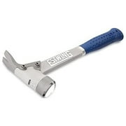 ESTWING AL-PRO Aluminum Framing Hammer - 14 oz Straight Rip Claw with Smooth Face & Shock Reduction Grip - ALBL , Blue
