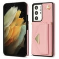 thumbnail image 2 of Dteck for Samsung Galaxy S21+ Wallet Case with Crossbody Lanyard, PU Leather Card Holder Purse Shockproof Phone Cover for Samsung Galaxy S21+,Pink, 2 of 5