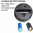 thumbnail image 4 of Lampe de Camping LED Portable, Lumière d'Urgence, Super Lumineuse et Suspendable Réglage à Cinq Modes, Tente Multi-Usage - Camping - Randonnée - Urgence, 4 of 7