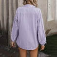 thumbnail image 5 of WEAIXIMIUNG Chemise Décontractée à Manches Longues Rayée pour Femmes pour la Saint-Valentin, 5 of 5