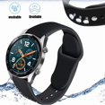 thumbnail image 5 of 18 mm 20 mm 22 mm metallrem för Garmin Vivoactive 3 4 4s Band Watch Venu 2 2s SQ Forerunner 645 Armband Silikonögla Nylon handled Metal Rose Gold, 5 of 5