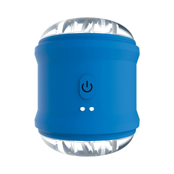 Nasstoys The Royale 10 Vibration Functions Rechargeable Masturbator Cylinder for Men, Blue