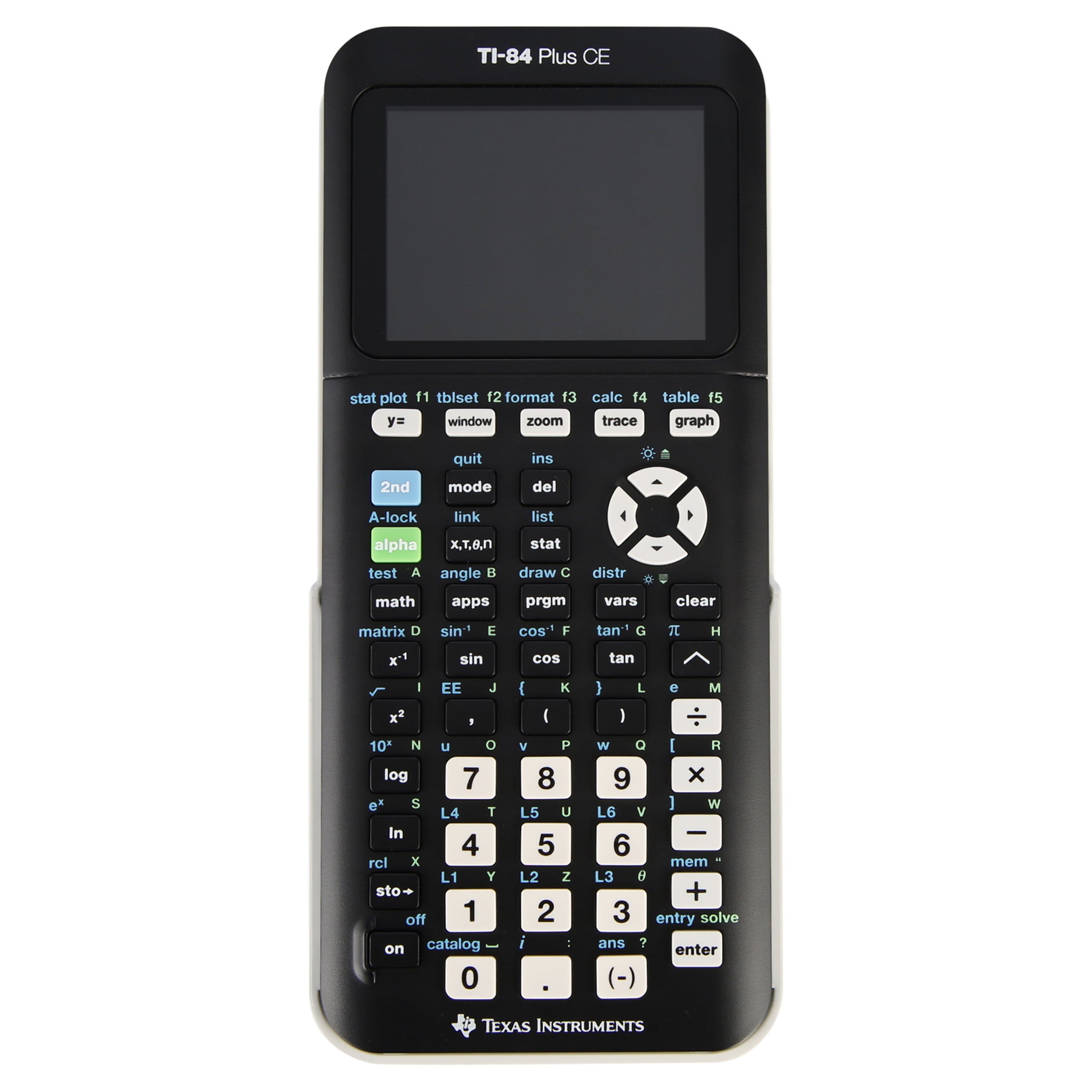 Frustration-Free Packaging Renewed Black 84PLCE/PWB/2L1/A Texas Instruments TI-84 PLUS CE Graphing Calculator 