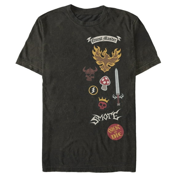 Men's Onward Barley Vest Patches  Graphic Tee Black Large