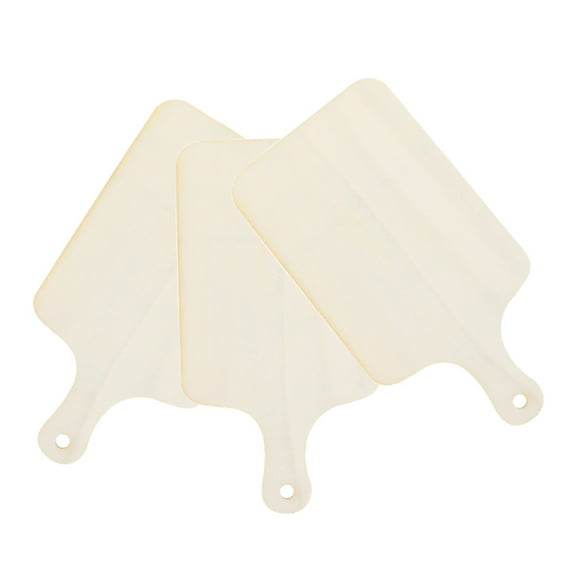 ULTNICE 3pcs Light Brown Wood Bread Board for Serving
