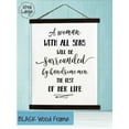 thumbnail image 2 of Black Wood Canvas Sign Wall Hanging A Woman With All Sons Wall Art Sign 23x30-Inch, 2 of 4