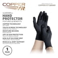 thumbnail image 2 of Guantes Protectores Copper Fit Guardwell Dedos Completos XL Negro, 2 of 6