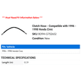thumbnail image 2 of Clutch Hose - Compatible with 1996 - 1998 Honda Civic 1997, 2 of 2