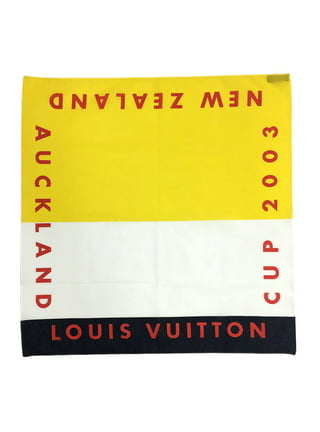 Pre-Owned Louis Vuitton Silk Scarf Muffler Rectangular Pattern