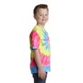 thumbnail image 3 of Port & Company Youth Tie Dye Tee-M (Neon Rainbow), 3 of 6