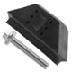 thumbnail image 5 of Abrazadera de base Kit de sujeción de batería para automóvil con kit de pernos Abrazadera de base Reemplazo de amarre de batería Accesorios automotrices universales Negro, 5 of 8