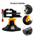 thumbnail image 5 of Mini mesa portátil para trabajos pequeños, pasatiempos, joyería, bricolaje, herramientas de reparación, mesa de trabajo, banco de herramientas, tornillo de banco, negro, negro, 5 of 5