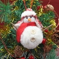 thumbnail image 5 of Bwiyojiz Christmas Decorations Home Decor Decoration Holiday Products Plush Snowman Supplies Hanging, Gifts for Women, Red, 5 of 6