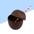 thumbnail image 2 of Rhewides Drink Cups with Straws for Luau, Beach, and Party Supplies - PE Plastic Cups for Outdoor Events, 2 of 10