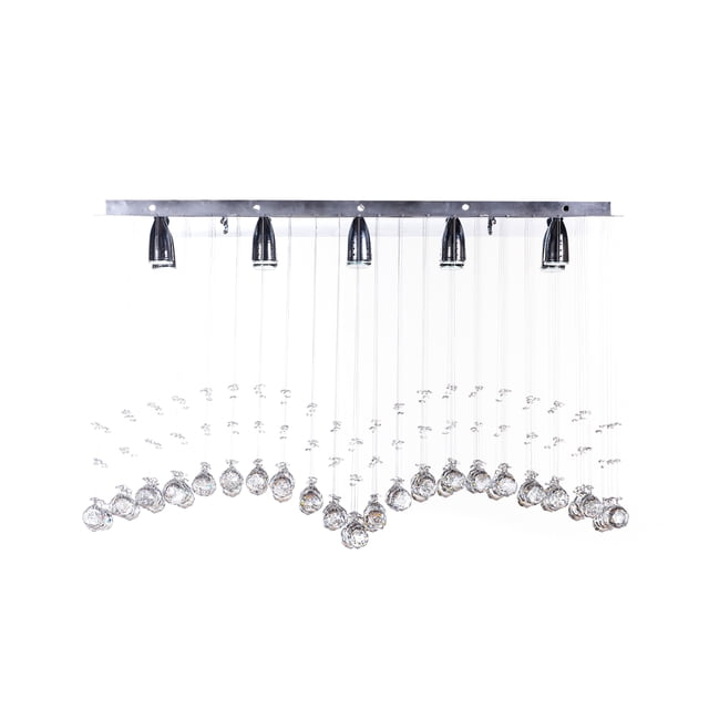 Candil de Cristal Cortado Gamalux Williams Krystal Gaviota de 10 Luces