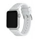 thumbnail image 1 of Correa para Apple Watch Coach Elevate Look, silicona blanca, 38/40/41 mm, 1 of 4