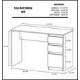 thumbnail image 5 of Escritorio Ejecutivo DECOMOBIL Urban 09 Blanco/Lombardia, 5 of 5
