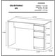 thumbnail image 5 of Escritorio Ejecutivo DECOMOBIL Urban 09 Blanco/Lombardia, 5 of 5