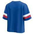 thumbnail image 3 of Women's Fanatics  Royal Buffalo Bills Established Jersey Cropped V-Neck T-Shirt, 3 of 3