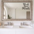 thumbnail image 1 of VWAQ Wash Your Hands Vinyl Decal for Mirror and Walls Bathroom Decor Restroom Sticker Art, 1 of 1