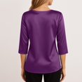 thumbnail image 3 of EYNMVR Womens Tops Trendy 2026 Fall Cowl Neck Shirts Long Sleeve Teacher Clothes Office Business Dressy Casual Outfits, 3 of 6