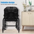 thumbnail image 6 of Fompes Lightweight Wheelchairs for Adults Transport Chair Foldable Portable Folding Travel Wheel Chairs with Support 220lbs Hand Push Mobility Scooter with Pull Bar for Seniors Adults, 6 of 18