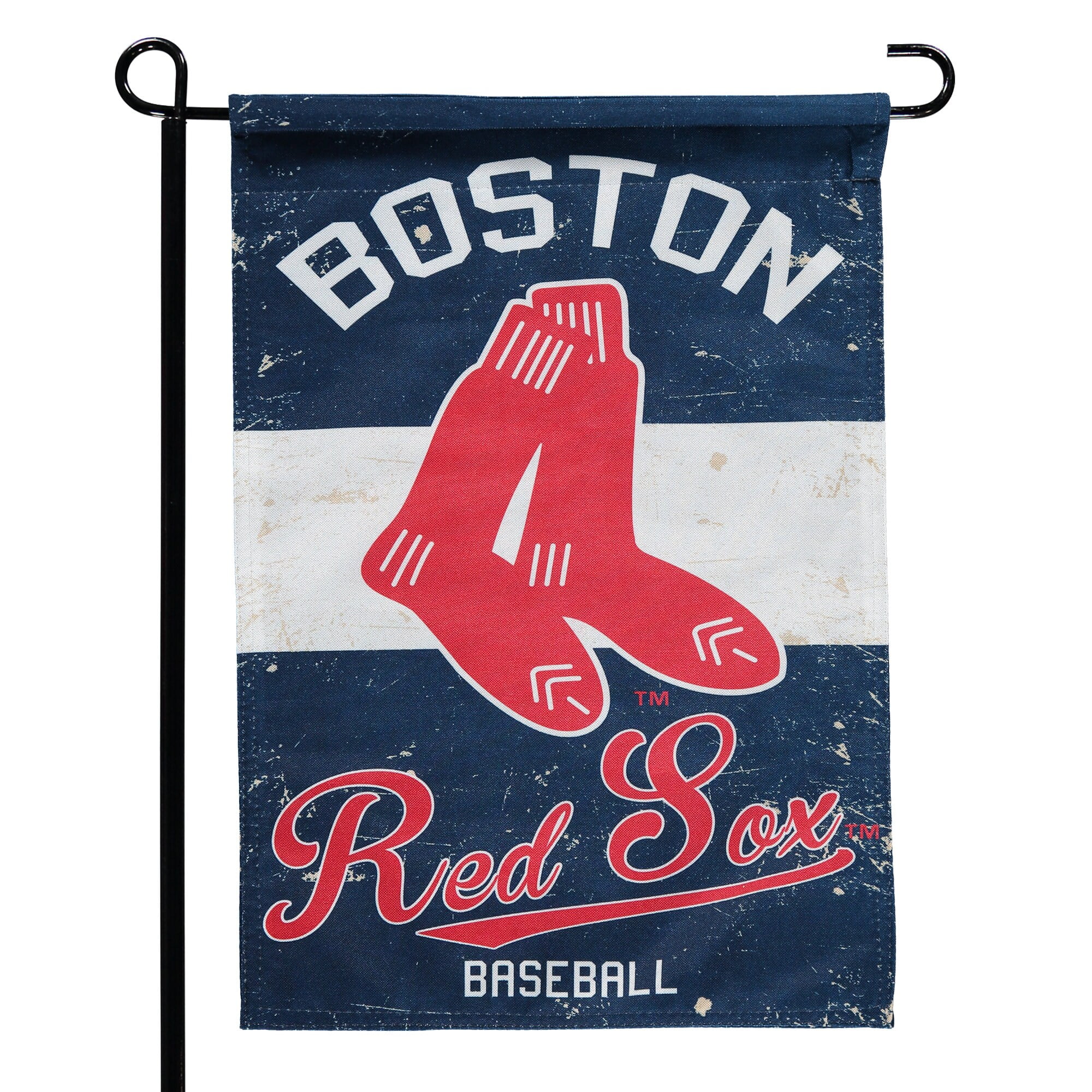 Boston Red Sox 12.5" x 18" Vintage Linen Garden Flag - Walmart.com