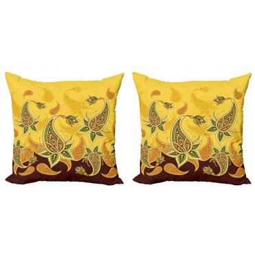 Surf Throw Pillow Cushion Cover Pack Of 2, Ornate Colorful Surfboards Vocation Fun Water Sports Moving Waves Lifestyle Zippered Double Side Digital Print